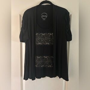 INC International Concepts Black Top